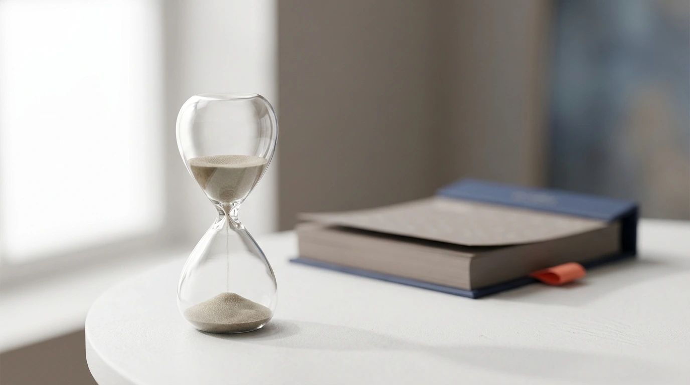 Clessidra che rappresenta i tempi di separazione